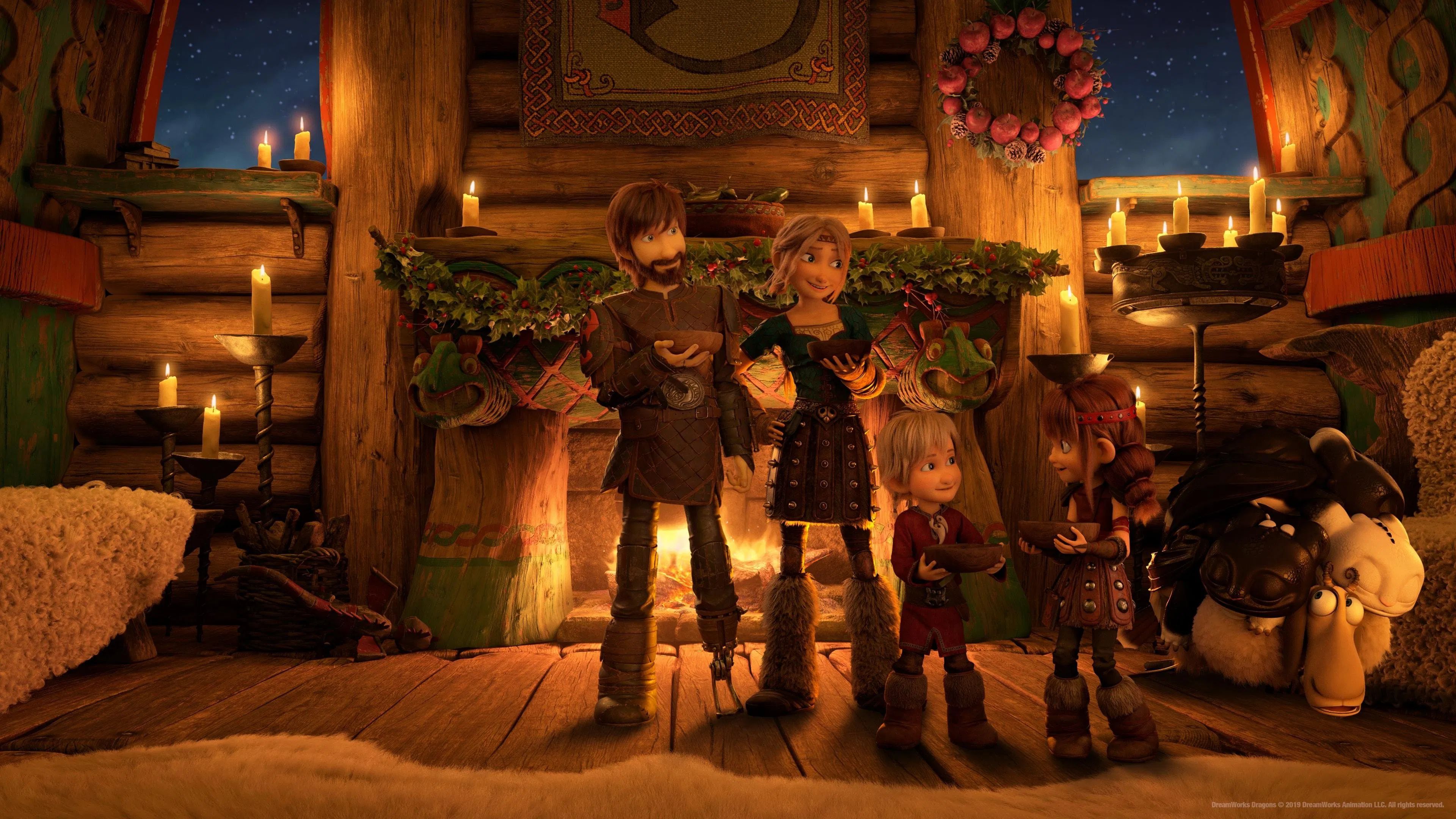 How to Train Your Dragon: Snoggletog Log [2019]  [Anime]